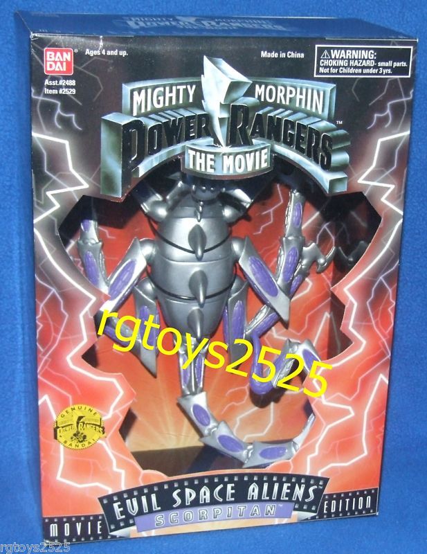 Mighty Morphin Power Rangers Movie Edition Scorpitan New  