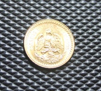 1945 DOS Y MEDIO PESOS MEXICAN GOLD COIN BU CONDITION BEAUTIFUL LUSTER 