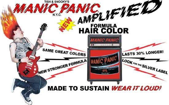 brand new manic panic amplified formula semi permanent hair color