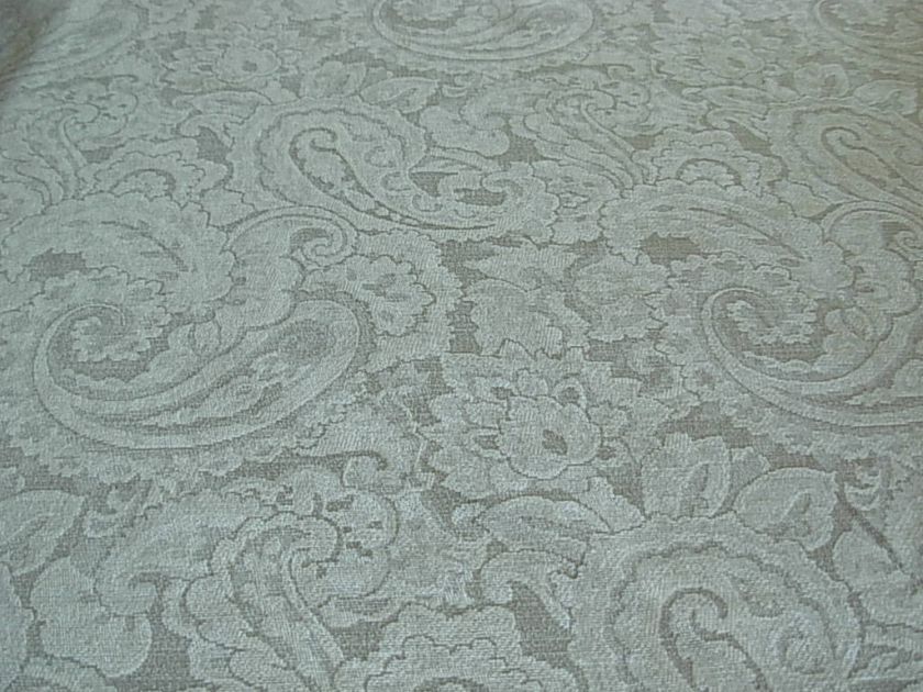 BARROW M6894 Floral Paisley in LINEN Chenille Upholstery Fabric 54 