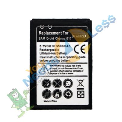NEW 2X 3500mAH extended battery Samsung Droid Charge i510 + Cover 