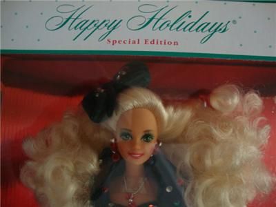 1991 Barbie Doll Happy Holidays Special Edition NRFB  