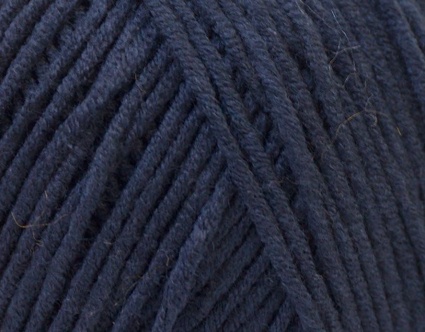 Lot of 8 Skeins ICE LORENA (60% Cotton) Hand Knitting Yarn Dark Navy 