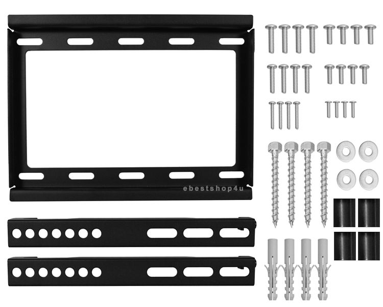 tv mount monitor bracket x2 mounting screws and installation hardware