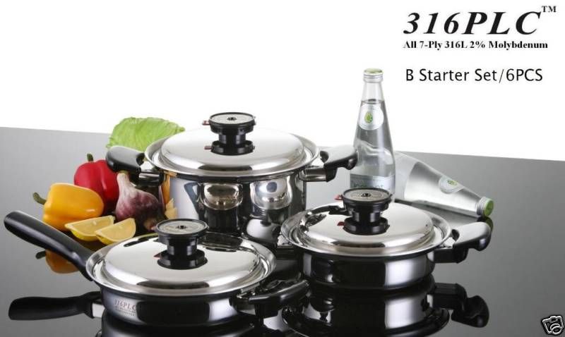 316L STS All 7Ply Health Cookware B Set/316PLC  