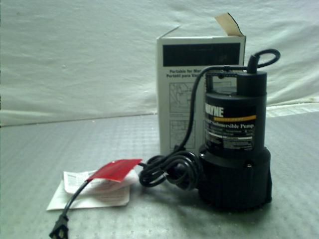   RUP160 1/6 Horsepower 3,000 GPH Oilless Submersible Utility Water Pump