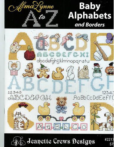 Cross StitchA   Z Baby Alphabets & Borders Alma Lynne*  