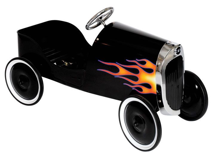 NEW 1934 BLACK HOT ROD PEDAL CAR   