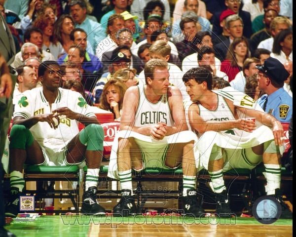 Boston Celtics Larry Bird, Robert Parrish, Kevin McHale  