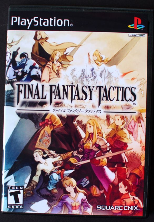 Final Fantasy Tactics PS1 Custom Game Case *NO GAME*  
