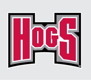 Arkansas Razorbacks HOGS Logo vinyl decal sticker 6  