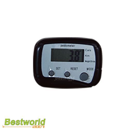   LCD Pedometer Walking Step Calorie Distance Counter with 3 keys  