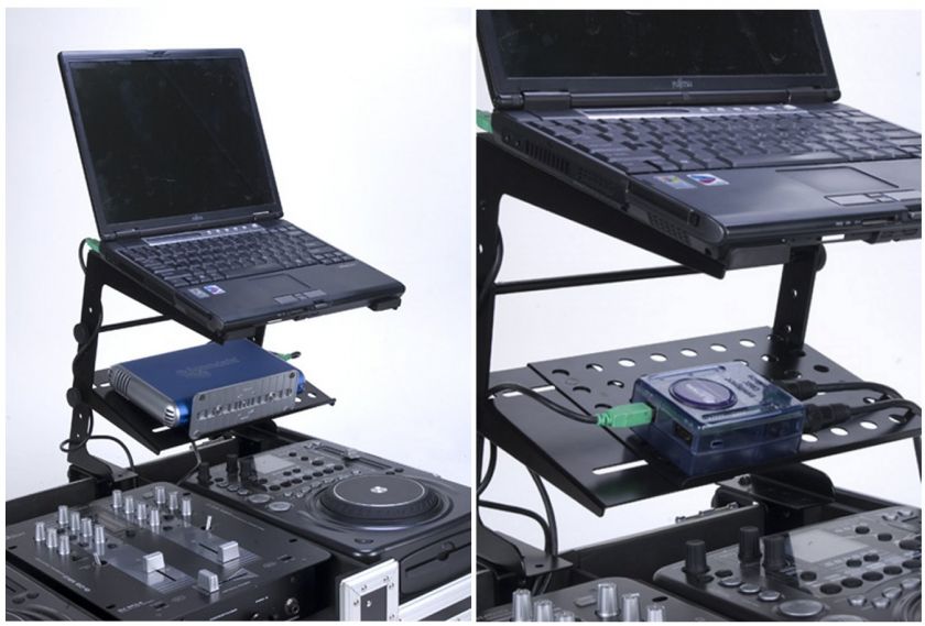 AMERICAN AUDIO Uni LTS DJ Universal Laptop Stand Black 640282001069 