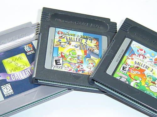 GAME & WATCH GALLERY 1 2&3 LOT~Gameboy Color/Advance/SP  