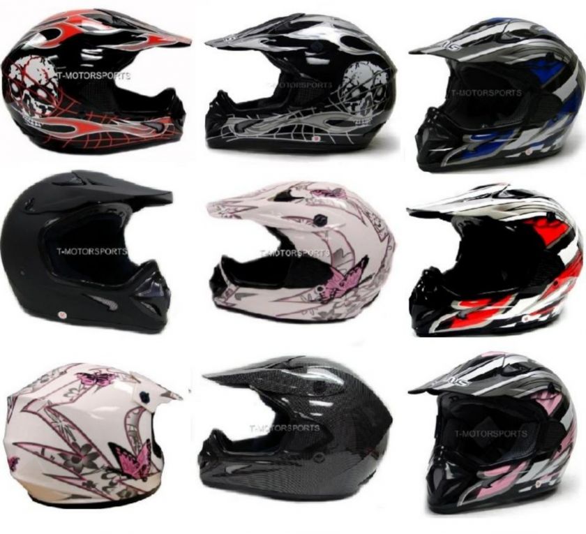 LOT 12~Adult Off Road Helmets Motocross MX ATV Dirt Bike WHOLESALE 